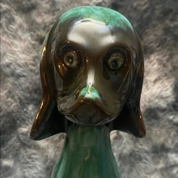 Dog Figure 13.5" Green Black Drip Pet Lovers - Picture 11 of 16